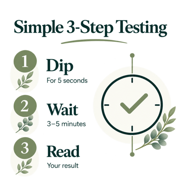 How to use an LH ovulation test strip in 3 steps