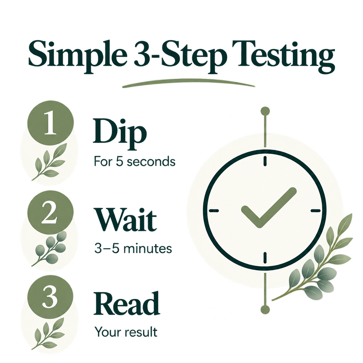 How to use an LH ovulation test strip in 3 steps